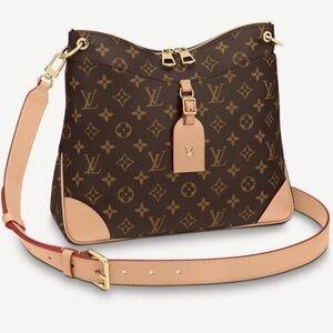 Louis Vuitton Monogram Canvas Odéon PM bag and Drawstring Authentic